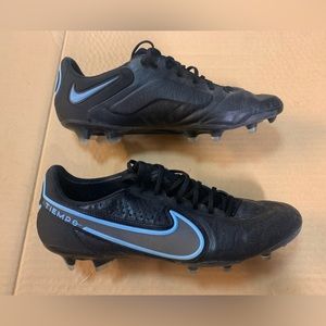 Nike Tiempo Nikegrip Elite Soccer Cleats Black Size 11.5
